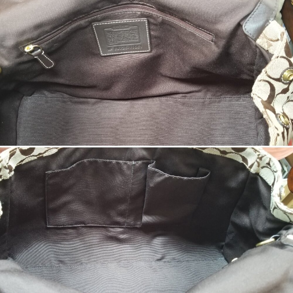 Coach Signature "Hampton" Weekender - Picture 14 of 16